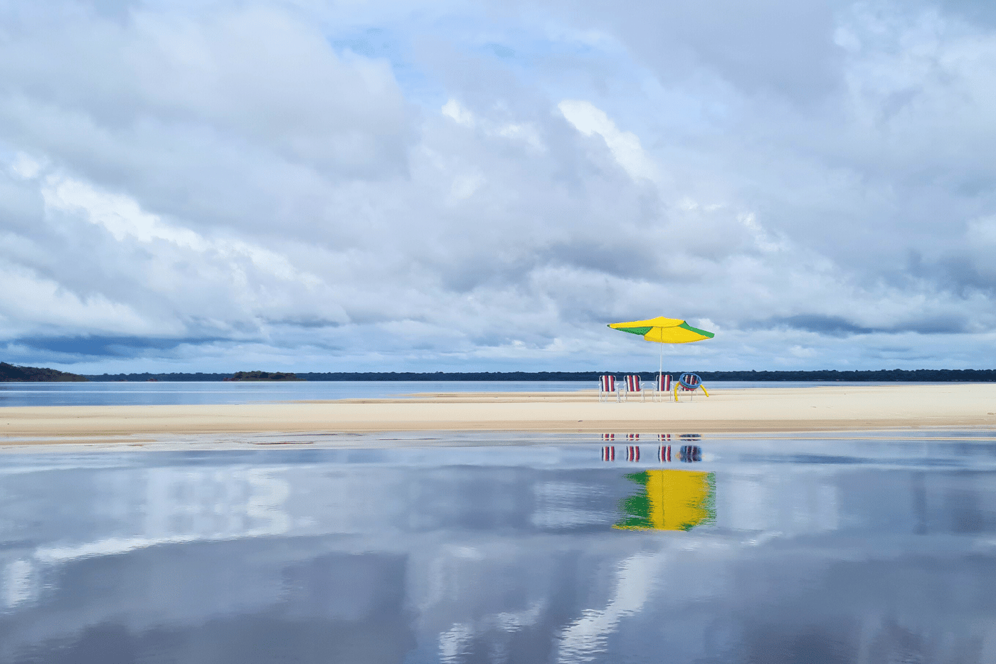 Amazon EcoBoat-Pristine White Sand Beach Amazon EcoBoat-Pristine White Sand Beach